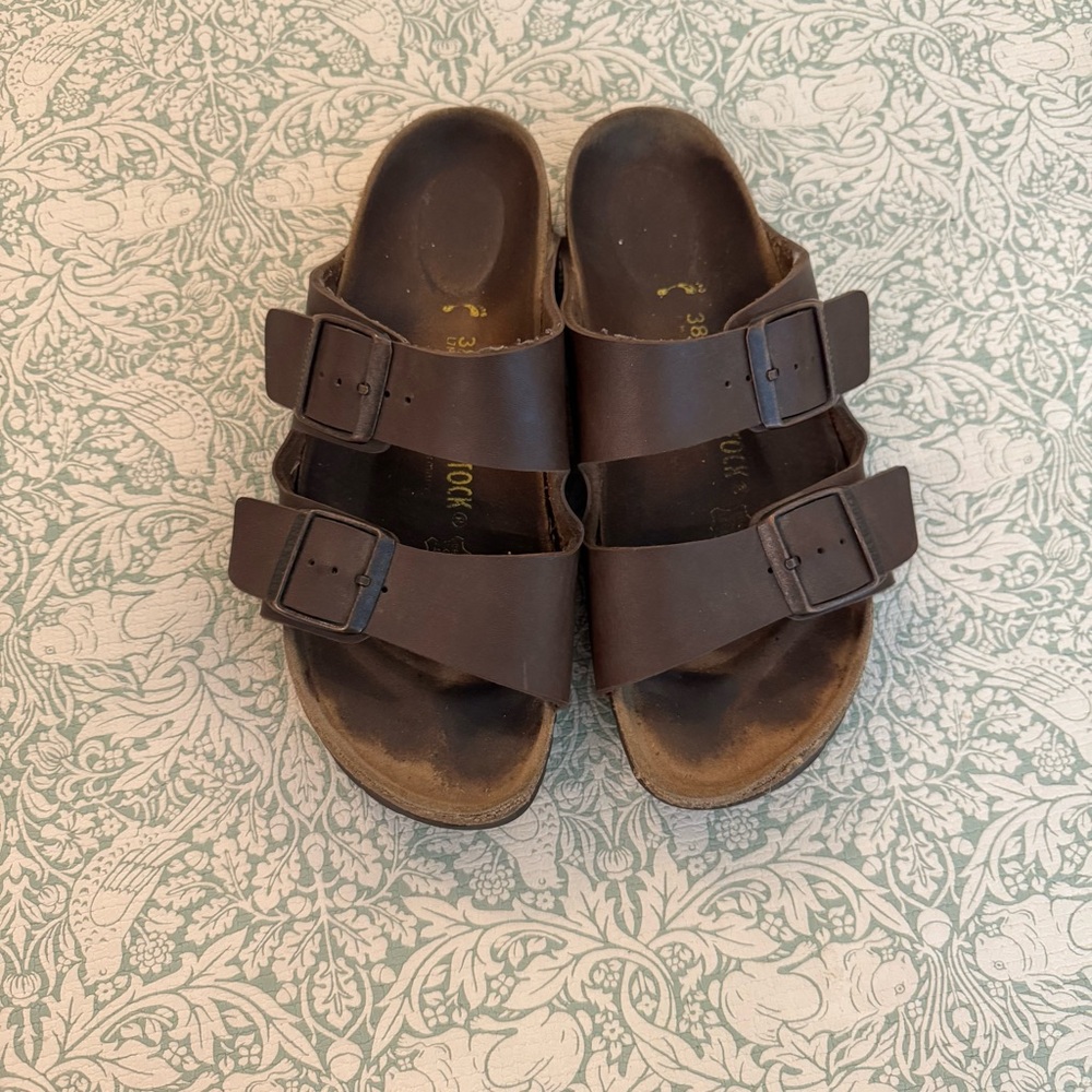Birkenstock Womens Arizona Big Buckle Leather Sandals